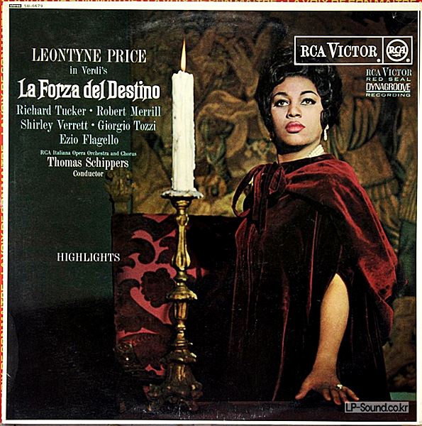 PRICE VERDI LA FORZA DEL DESTINO HIGHLIGHTS SEALED LP RCA LSC-2838
