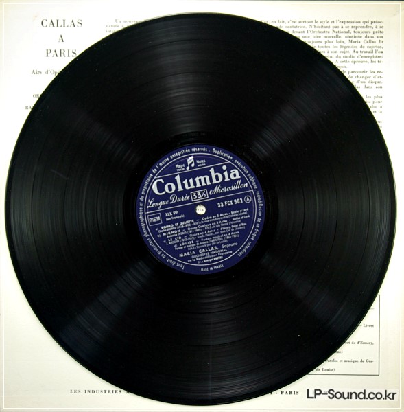 CALLAS A PARIS COLUMBIA STEREO FCX 902  FRANCE
