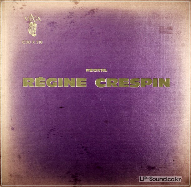 RARE REGINE CRESPIN RECITAL FIRST VEGA C 30 X 318