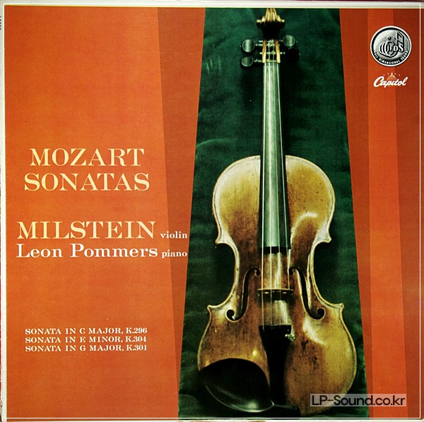 MOZART VIOLIN SONATA MILSTEIN,POMMERS CAPITOL P 8452
