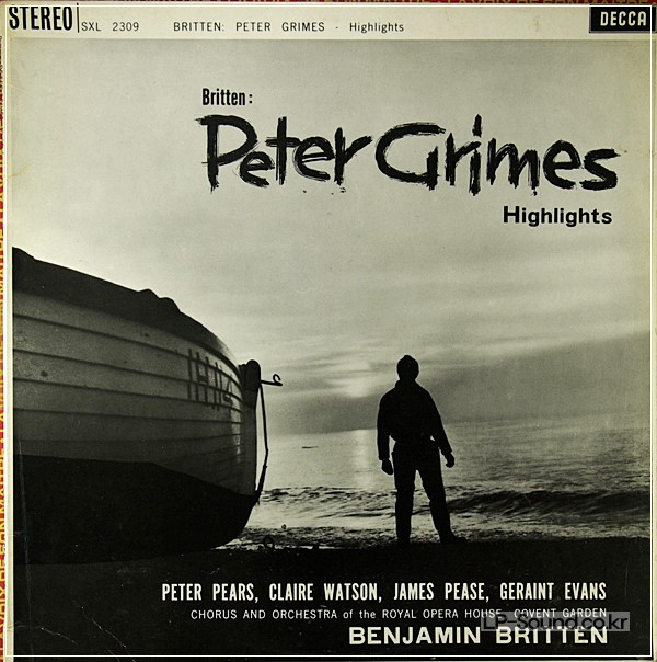 PEARS & BRITTEN PETER GRIMES ORIG DECCA WBG SXL 2309