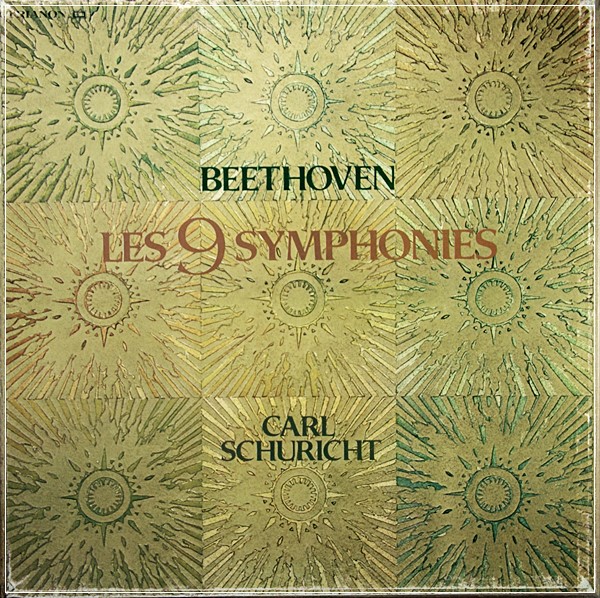 BEETHOVEN COMPLETE 9 SYMPHONIES TRIANONCARL SCHURICHT  7XLPS BOX