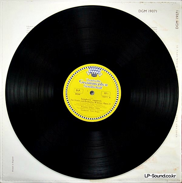 LALO SYMPHONIE ESPAGNOLE BRONISLAV GIMPEL MUNICH PHILHARMONIC GER DGM 19071