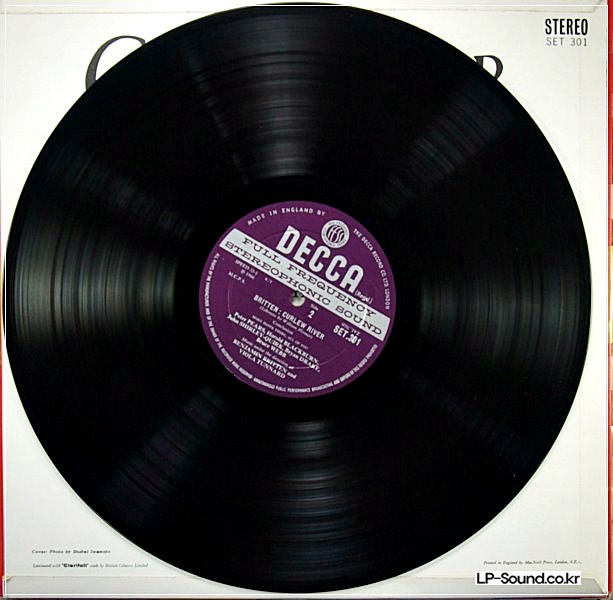 BRITTEN- CURLEW RIVER-PEARS-TUNNARD- DECCA SET 301-STEREO-UK-1966