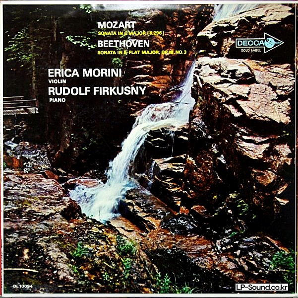 MOZART / BEETHOVEN: VIOLIN SONATAS - ERICA MORINI **DECCA DL 10094 ED1 LP