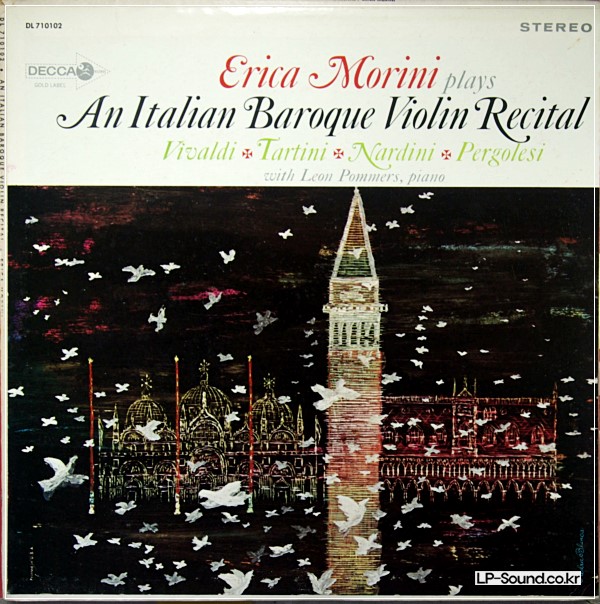 ERICA MORINI ITALIAN BAROQUE VIOLIN RECITAL STERE DECCA