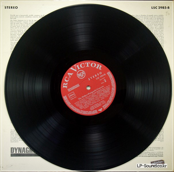 DVORAK PIANO QUINTET HEIFETZ-PIATIGORSKY LSC-2985 –B