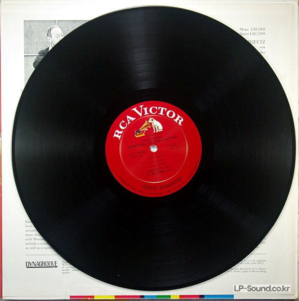 KHACHATURIAN FERGUSON VIOLIN SONATAS #1 HEIFETZ  RCA LSC-2909