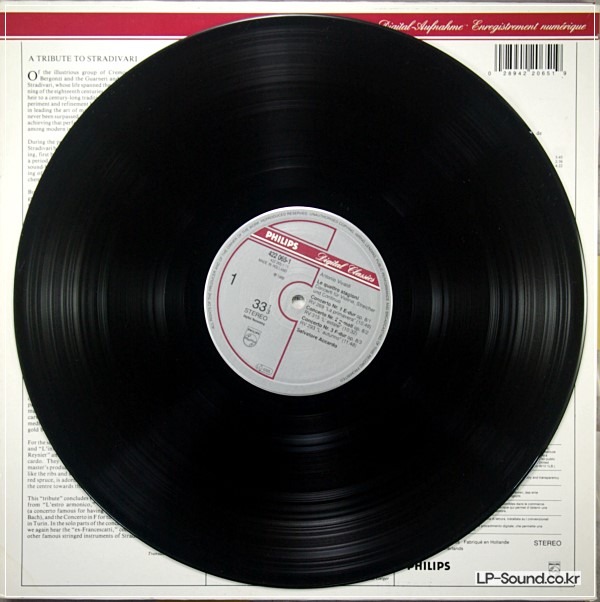 VIVALDI THE FOUR SEASONS  SALVATORE ACCARDO  PHILIPS DIGITAL STEREO