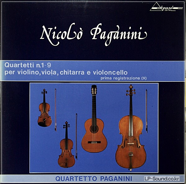 DYNAMIC PAGANINI QUARTET VIOLA VIOLIN GUITAR DDS 6035