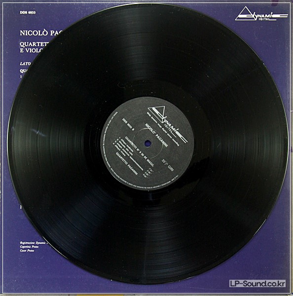 DYNAMIC PAGANINI QUARTET VIOLA VIOLIN GUITAR DDS 6035