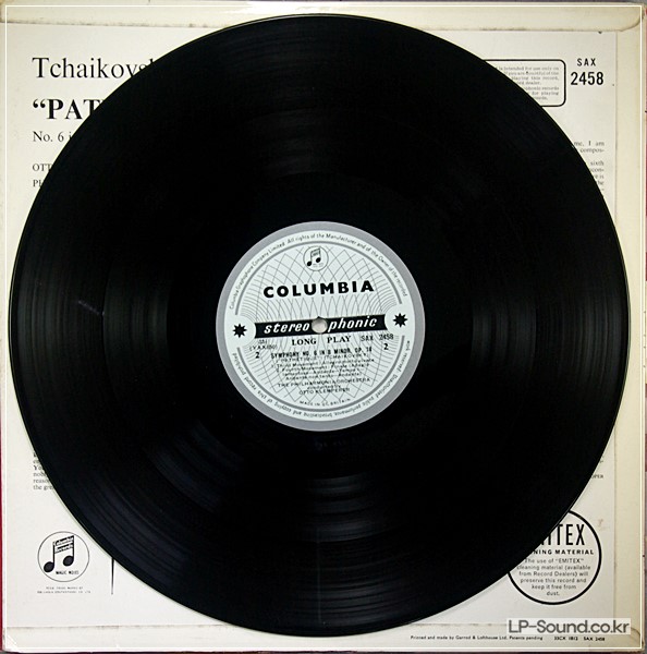 TCHAIKOVSKY PATHETIQUE OTTO KLEMPERER NM /SAX 2458 T/S