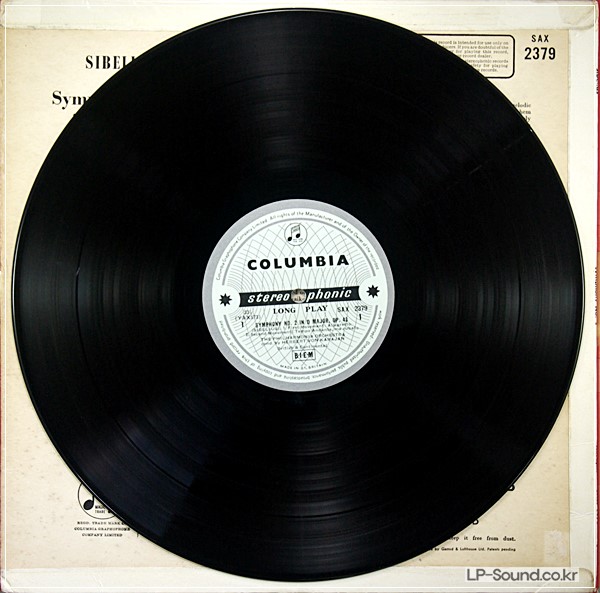 SIBELIUS SYMPHONY NO.2 IN D MAJOR OP.43/COLUMBIA SAX 2379