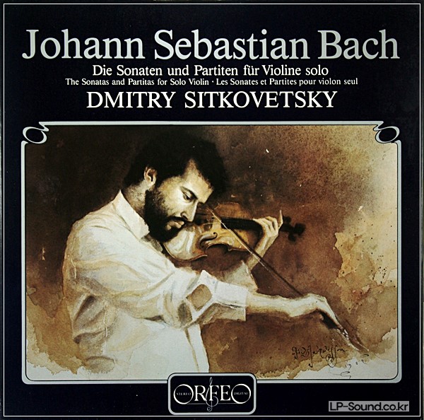 BACH - SOLO VIOLIN DMITRY SITKOVETSKY 3LP BOX SET