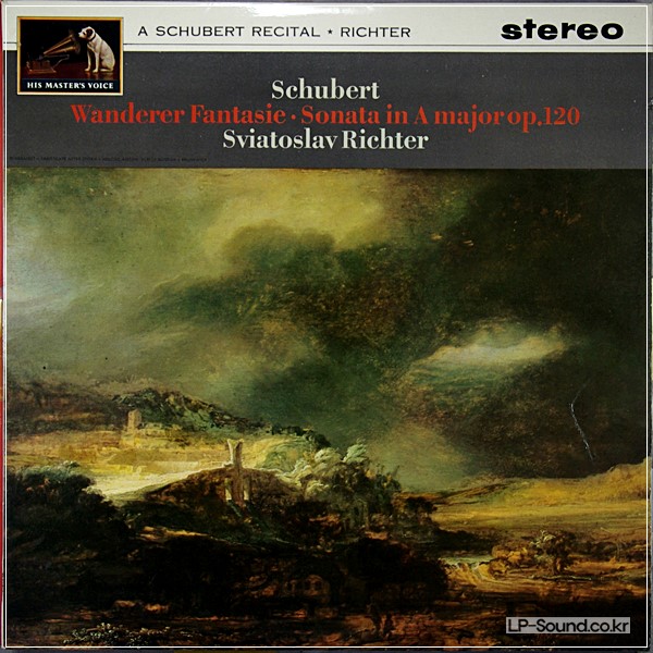 SVIATOSLAV RICHTER RICHTER PLAYS SCHUBERT LP HMV 1963 ASD 561