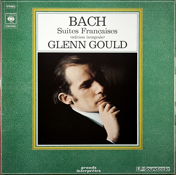 BACH SUITES FRANCAISES GLENN GOULD KLAVIER VINYL CBS CB 331