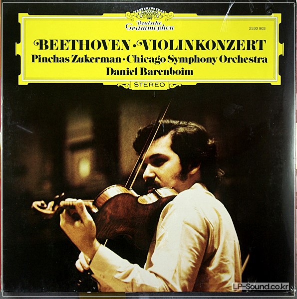 BEETHOVEN-VIOLIN CONCERT-ZUKERMAN-ORIGINAL -DGG 2530 903