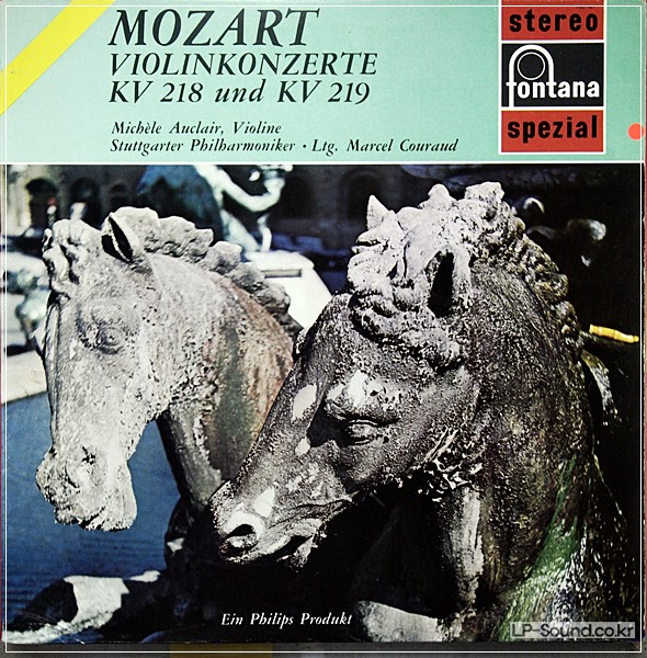 MOZART: VIOLIN CONCERTO NOS. 4 & 5 - MICHELE AUCLAIR  PHILPS 700 161 WGY