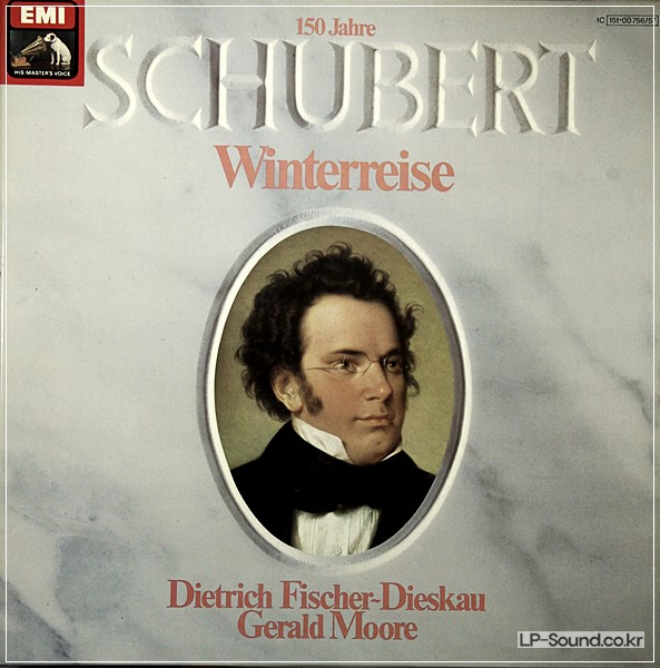 SCHUBERT WINTERREISE FISCHER-DIESKAU 2LP EMI 1C 151-00 756/57 STEREO
