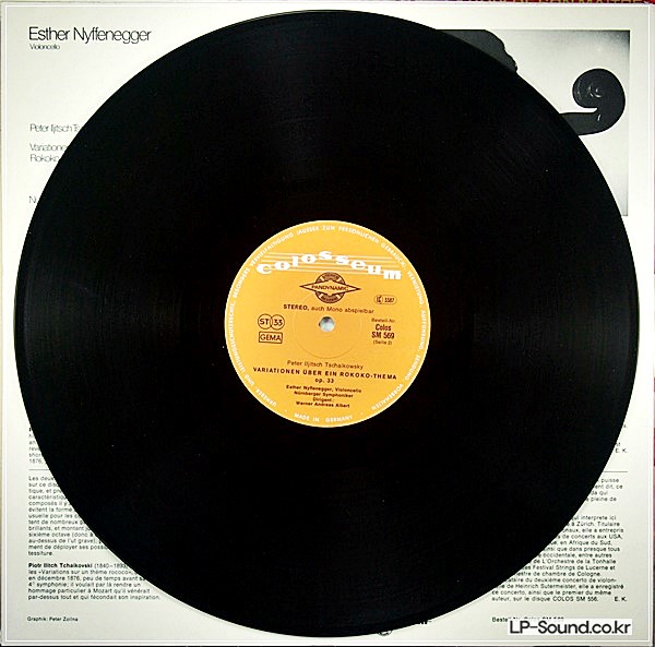 ESTHER NYFFENEGGER TSCHAIKOWSKY VIOLONCELLO COLOSSEUM
