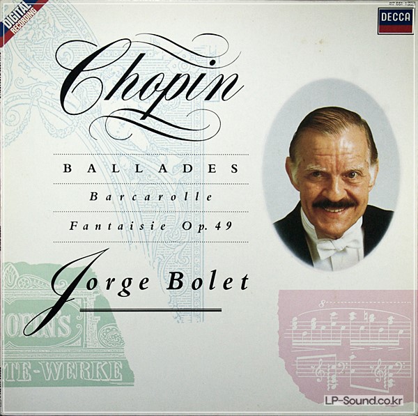 BOLET. CHOPIN (BALLADES; BARCAROLLE; FANTASIA). DECCA 417 651