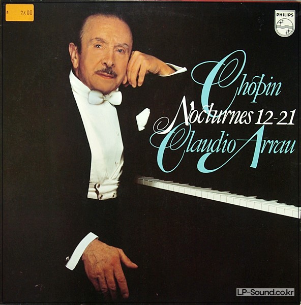 CHOPIN NOCTURNES 1-21 CLAUDIO ARRAU 2 LP 9500 668 +669