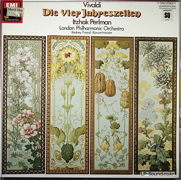 VIVALDI. THE FOUR SEASONS. ITZHAK PERLMAN. LONDON PHILHARMONIC 063 02803