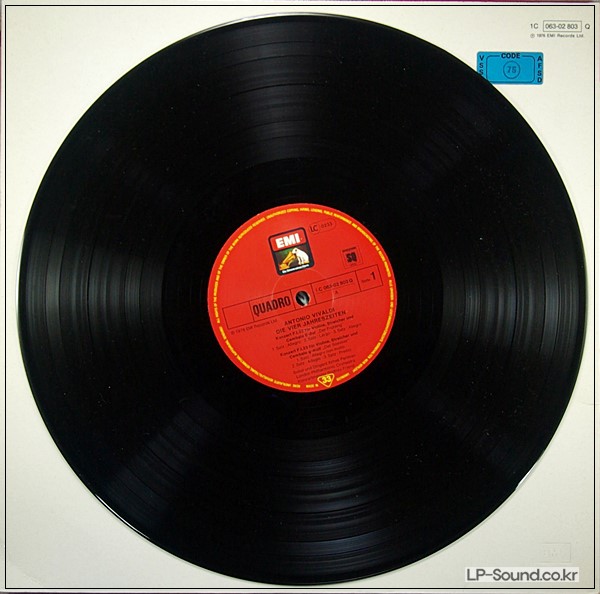 VIVALDI. THE FOUR SEASONS. ITZHAK PERLMAN. LONDON PHILHARMONIC 063 02803