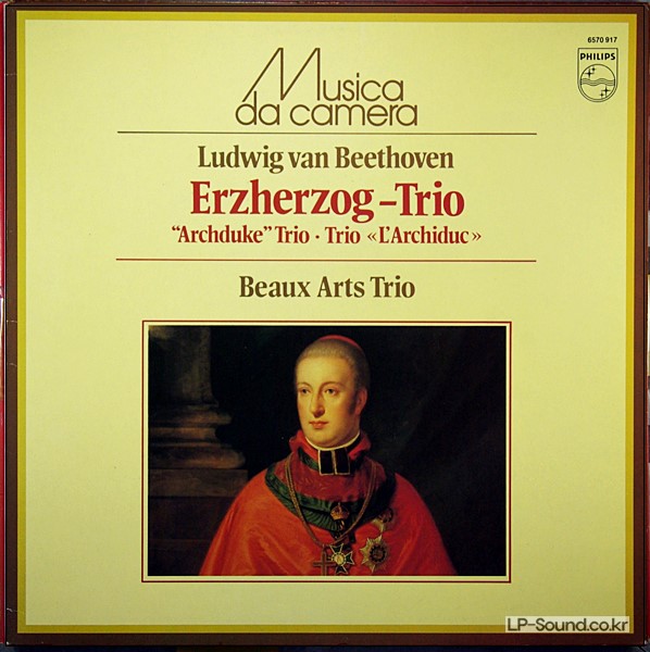 BEETHOVEN ERZHERZOG-TRIO BERUX ART TRIO PHILPS 6570 917