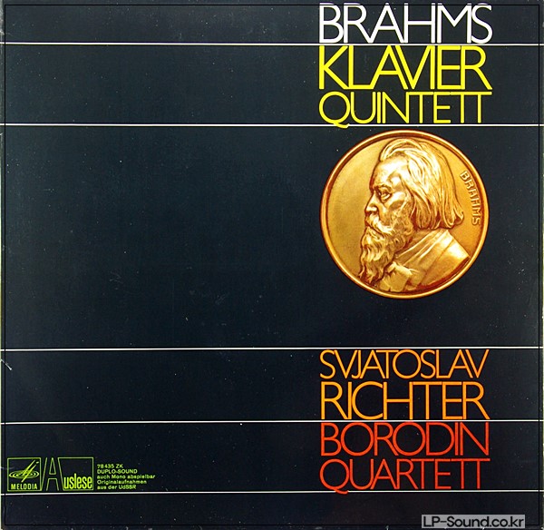 BRAHMS QUINTET OP.34 SVIATOSLAV RICHTER/BORODIN QUARTET  AUSLESE 78 435 ZK