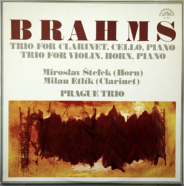 PRAGUE TRIO SADLO BRAHMS CLARINET & HORN TRIOS SUPRAPHON