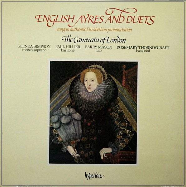 ENGLISH AYRES AND DUETS - THE CAMERATA OF LONDON - HYPERION A66003