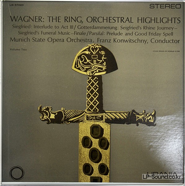 WAGNER DER RING DES NIBELUNGEN HIGHLIGHTS VOL II (1950S) URANIA UR7065