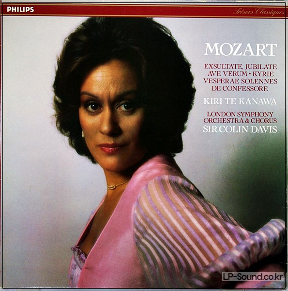 MOZART - EXULTATE JUBILATE KIRI TE KANAWA / DAVIS LSO - 12” PHILIPS 6500 271