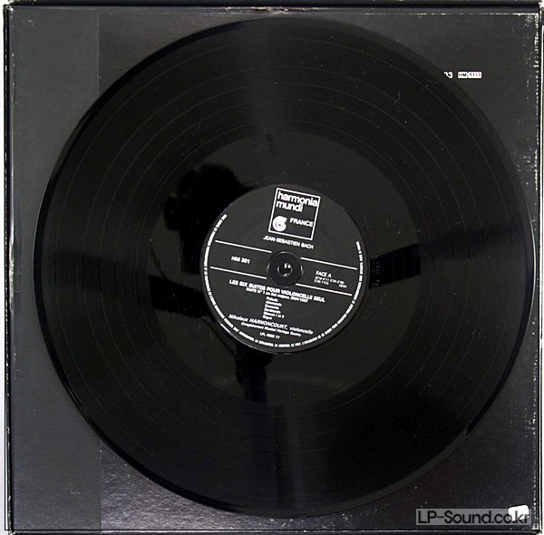 BACH / SUITES POUR VIOLONCELLE / N.HARNONCOURT  HM381-3 3LP BOX