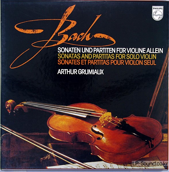 BACH 6 SONATEN UND PARTITEN FÜR VIOLINE  ARTHUR GRUMIAUX
