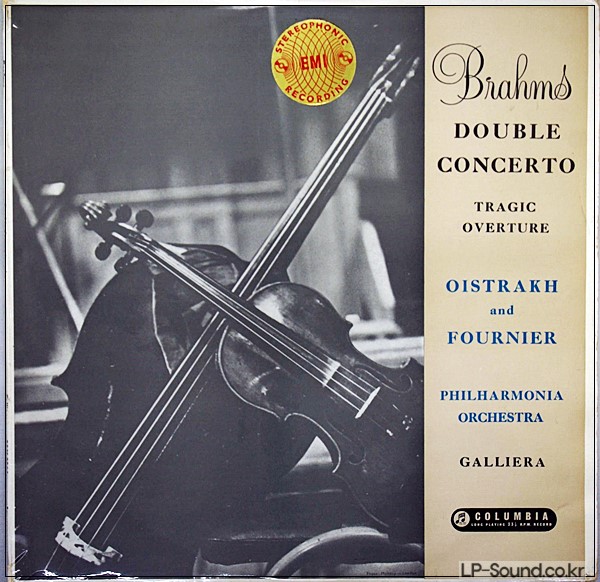 BRAHMS: DOUBLE CONCERTO OISTRAKH/FOURNIER GALLIERA SAX 2264