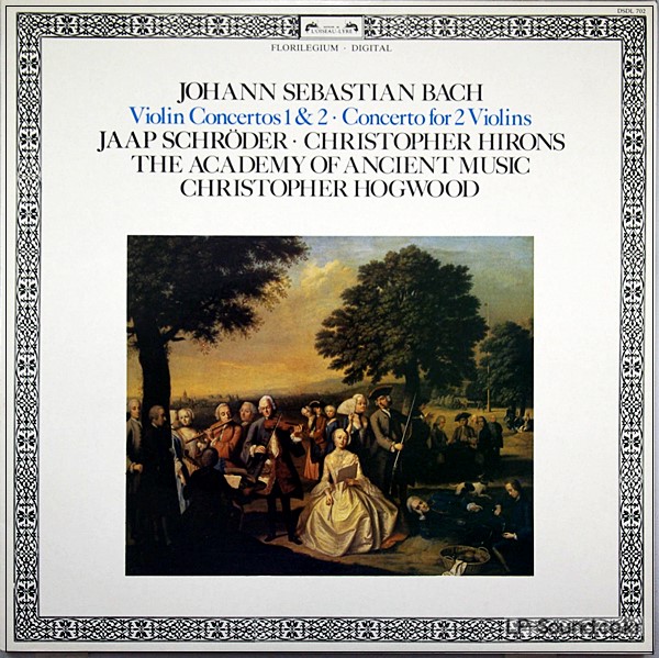 BACH VIOLIN CONCERTOS HOGWOODL'OISEAU- LYRE DIGITAL  DSDL-702