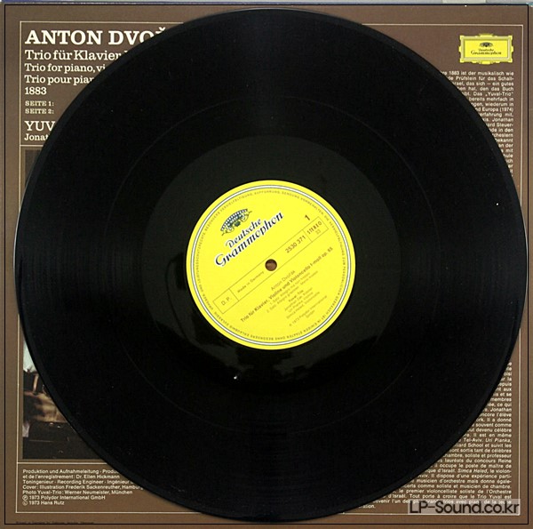 DVORAK PIANO TRIO OP. 65 / YUVAL TRIO   DG 2530 371