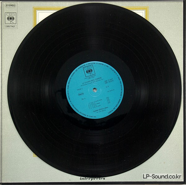 BACH WELL TEMPERED CLAVIER GLENN GOULD  CBS - 4 LP   BOX 77427