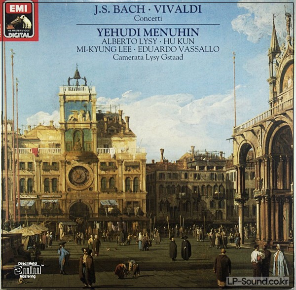BACH VIVALDI CONCERTI MENUHIN ALBERTO LYSY HMV  EL 27 0561 1