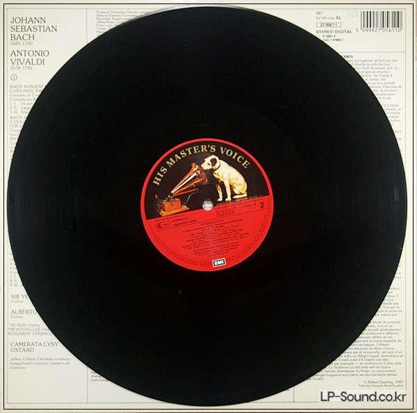 BACH VIVALDI CONCERTI MENUHIN ALBERTO LYSY HMV  EL 27 0561 1