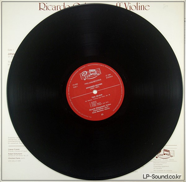 BRAHMS MOZART MERSSON  TRIO PRELUDIO PH 822