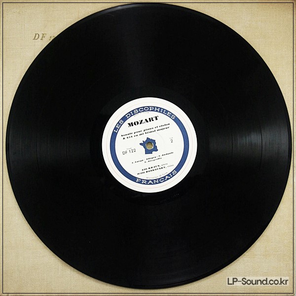 MOZART VIOLIN SONATA COLLECTION DES DISCOPHILES FRANCAIS BOSKOVSKY/KRAUS DF121-122