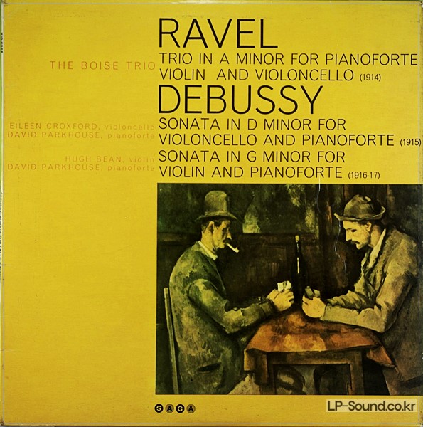 RAVEL DEBUSSY BOISE TRIO SONATAS BEAN PARKHOUSE CROXFORD SAGA STXID 5255