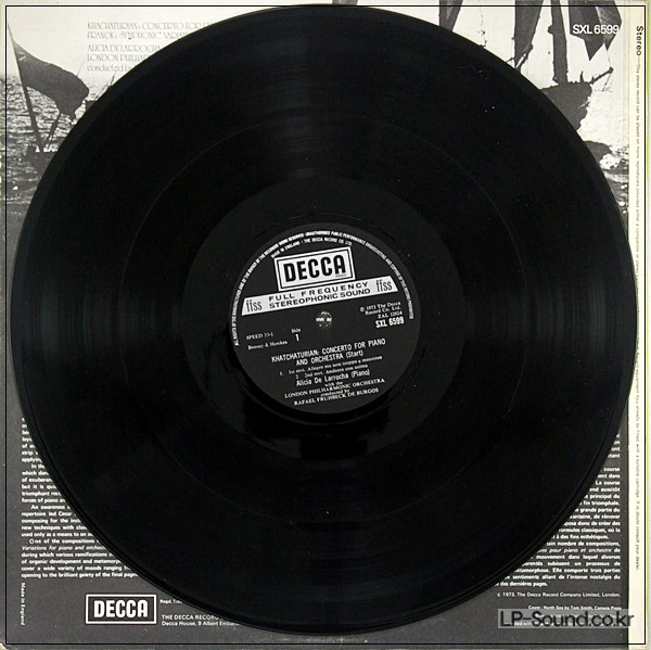 KHACHATURIAN, FRANCK ALICIA DE LARRROCHA, FRUBECK DE BURGOS SXL 6599