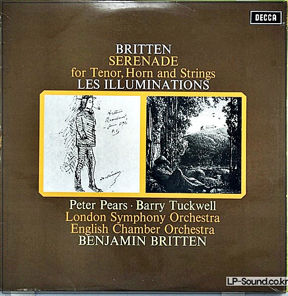 BRITTEN (W PEARS; TUCKWELL). BRITTEN (SERENADE OP. 31; ETC). DECCA SXL 6449.