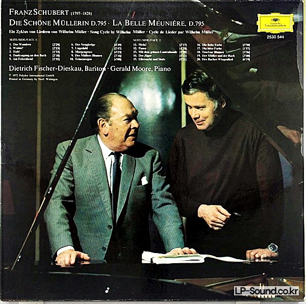 SCHUBERT/GERALD MOORE - DIE SCHONE MULLERIN FISCHER DIESKAU - D G 2530 544