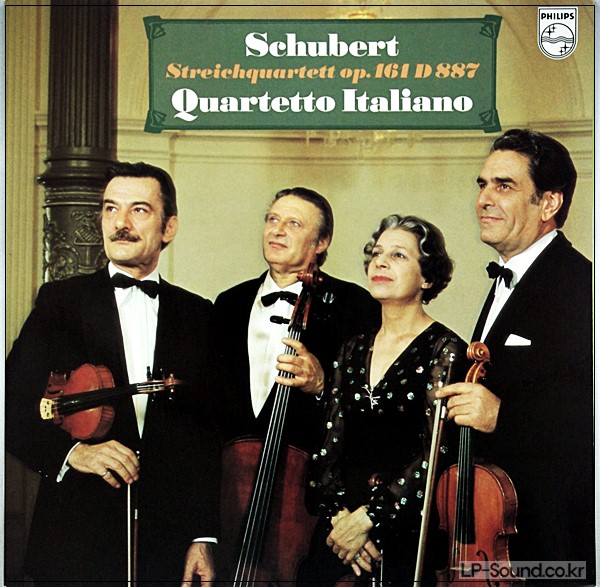 SCHUBERT STRING QUARTET  QUARTETTO ITALIANO  PHILPS 9500 409