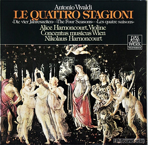 VIVALDI DIE VIER JAHRESZEITEN - THE FOUR SEASONS (NIKOLAUS HARNONCOURT)